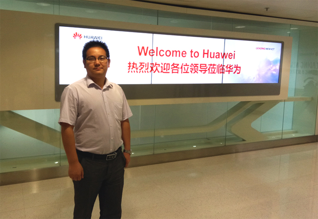 亚泰光电振动分析监测产品工程师参观华为坂田基地