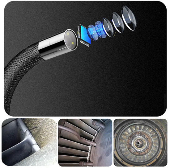 亚泰光电QIE系列高清内窥镜像素高达两百万,内窥镜成像高清